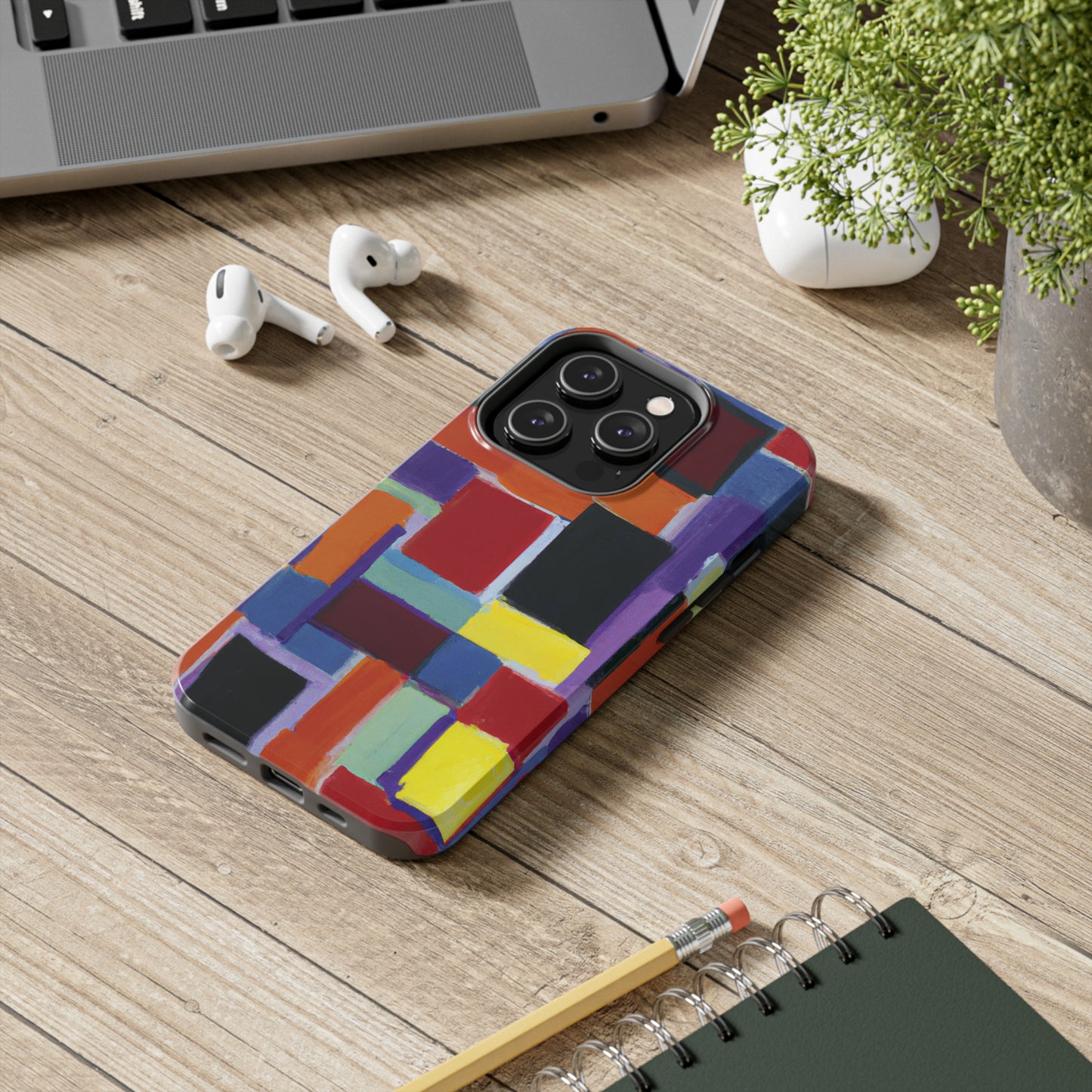 Tough Case-Mate iPhone Case Ft. Abstract Rectangles