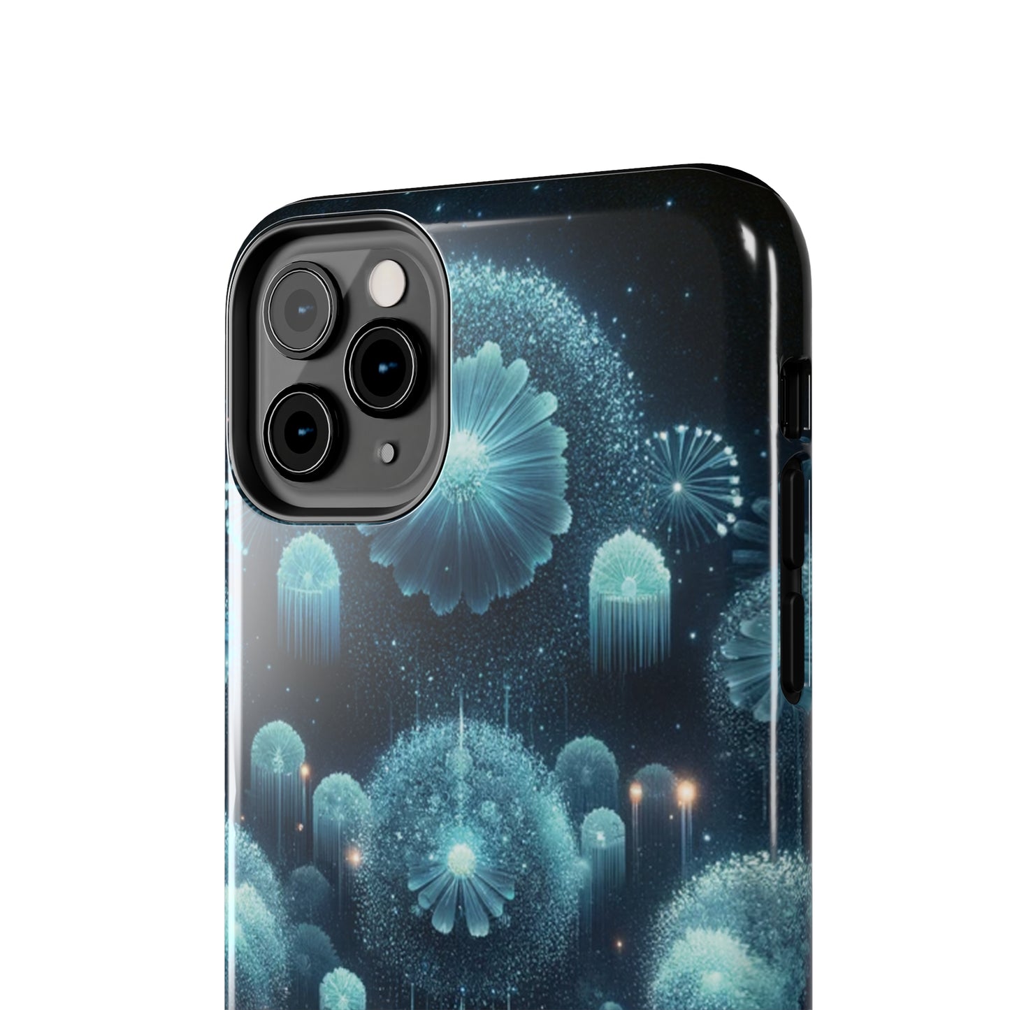 ToughDrop Apple iPhone Case Ft. Blue Dot New Year Fireworks