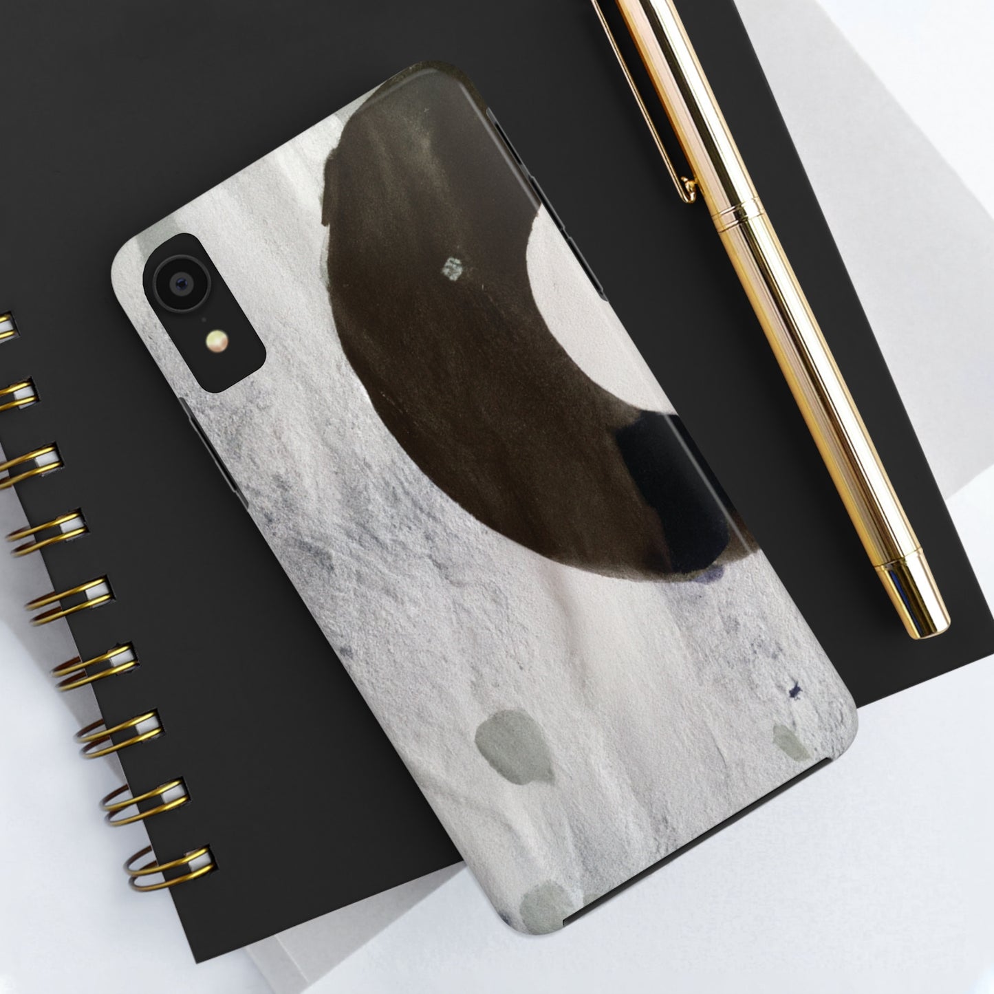 Strong Apple iPhone Case Ft. Abstract Half Circle