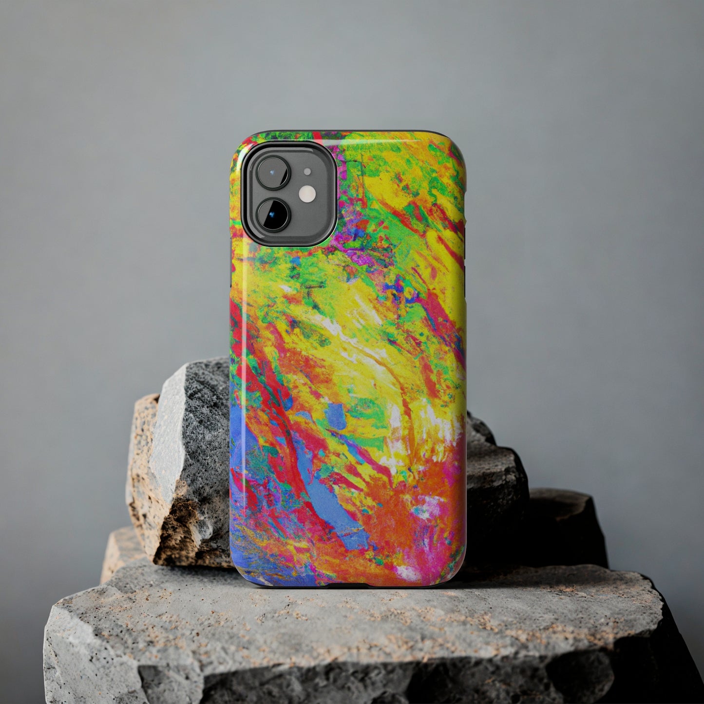 Tough Apple iPhone Cases Ft. Abstract Sherbet