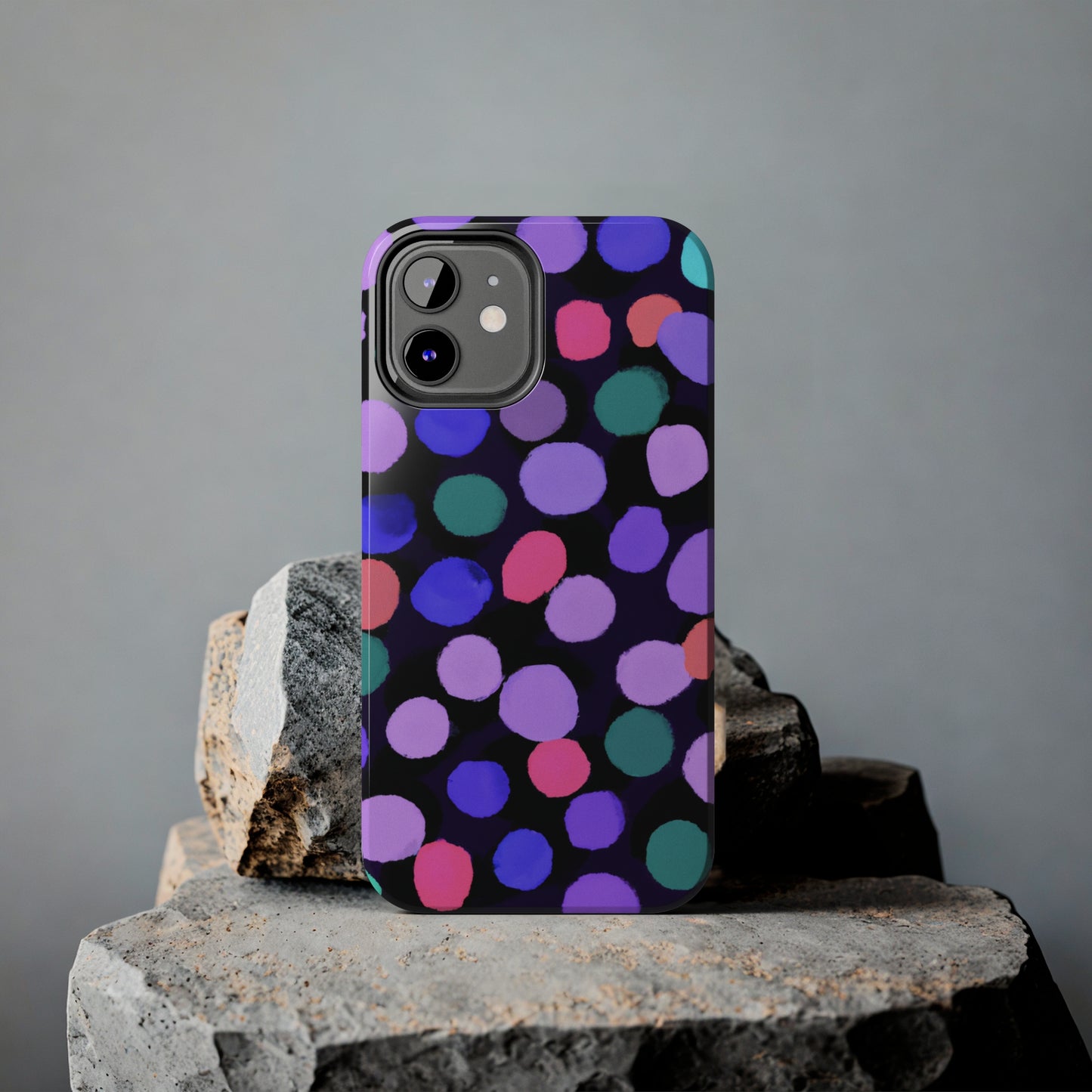 Tough Case-Mate iPhone Case Ft. Purple Dots