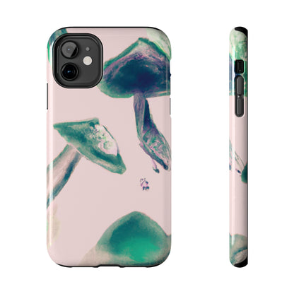 Tough Apple iPhone Cases Ft. Green Mushrooms