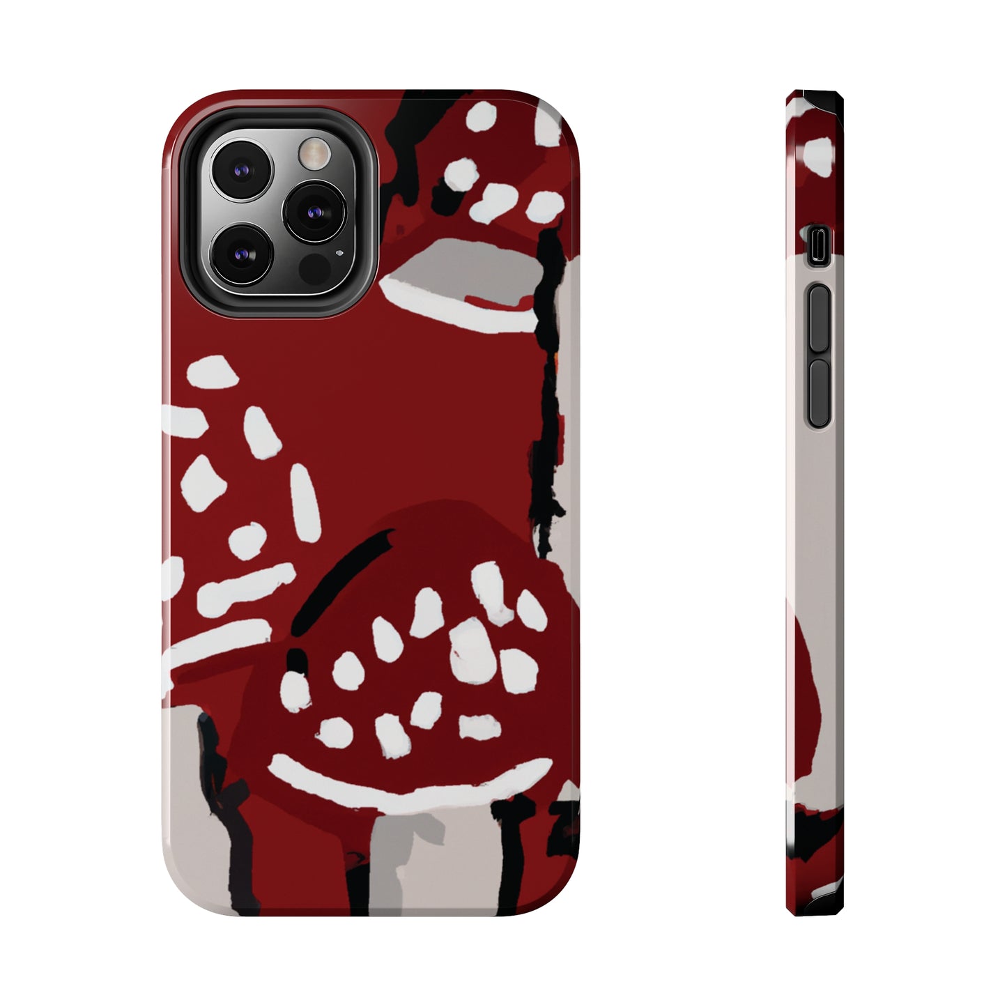 Tough Apple iPhone Cases Ft. Cartoon Mushrooms