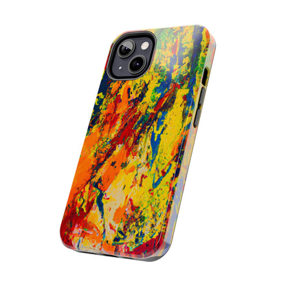 Tough Case-Mate iPhone Case Ft. Abstract Yellow Orange