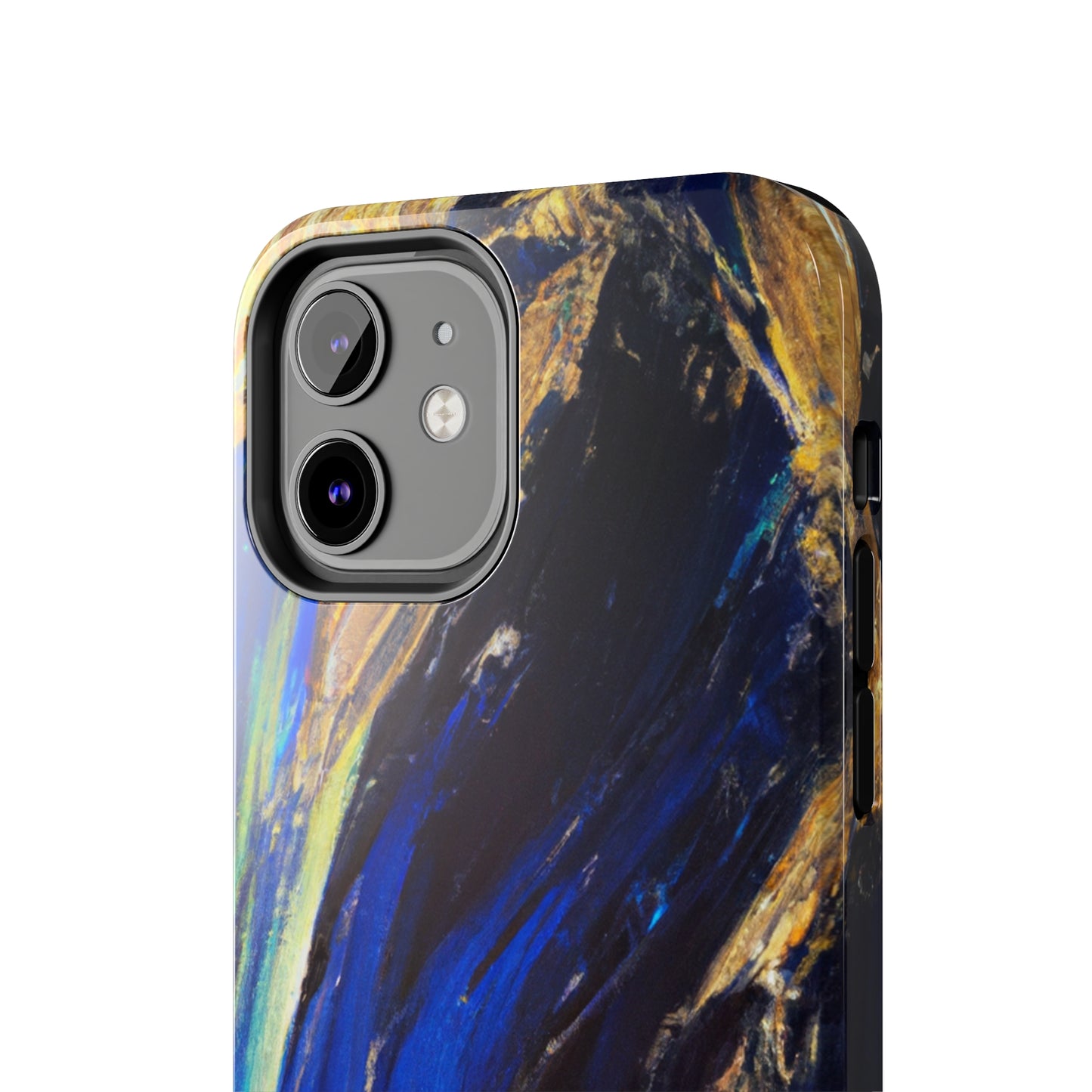 Tough Case-Mate iPhone Case Ft. Acrylic Blue Gold