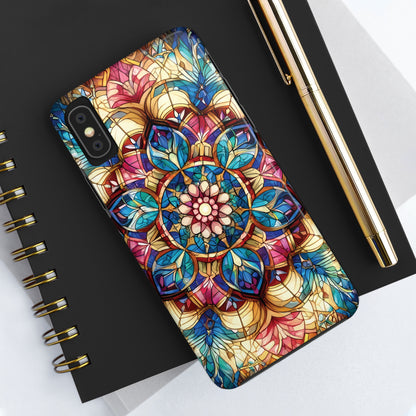 ToughDrop Apple iPhone Case Ft. Stained Glass Fractal