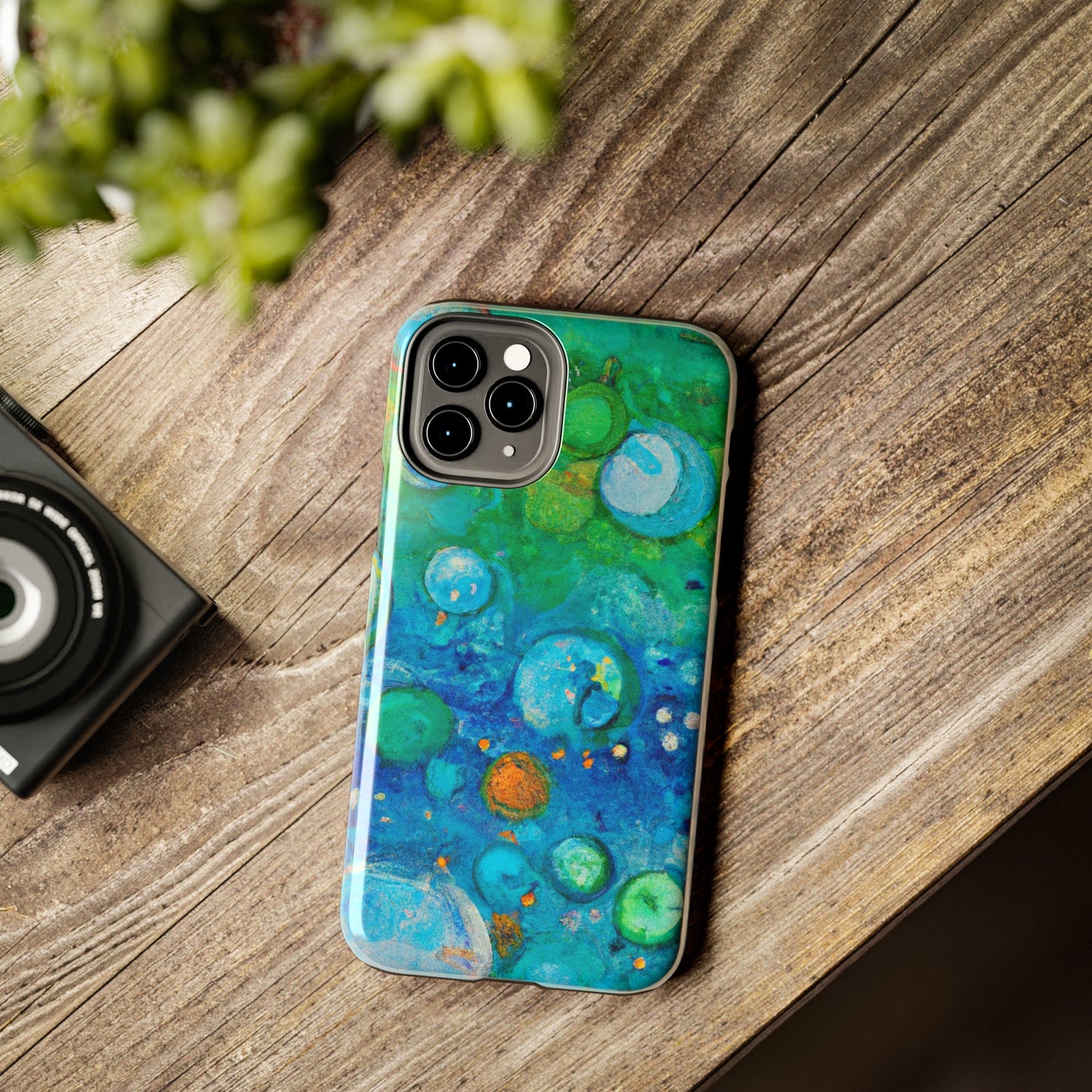 Tough Apple iPhone Cases Ft. Abstract Bubbles