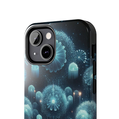 ToughDrop Apple iPhone Case Ft. Blue Dot New Year Fireworks