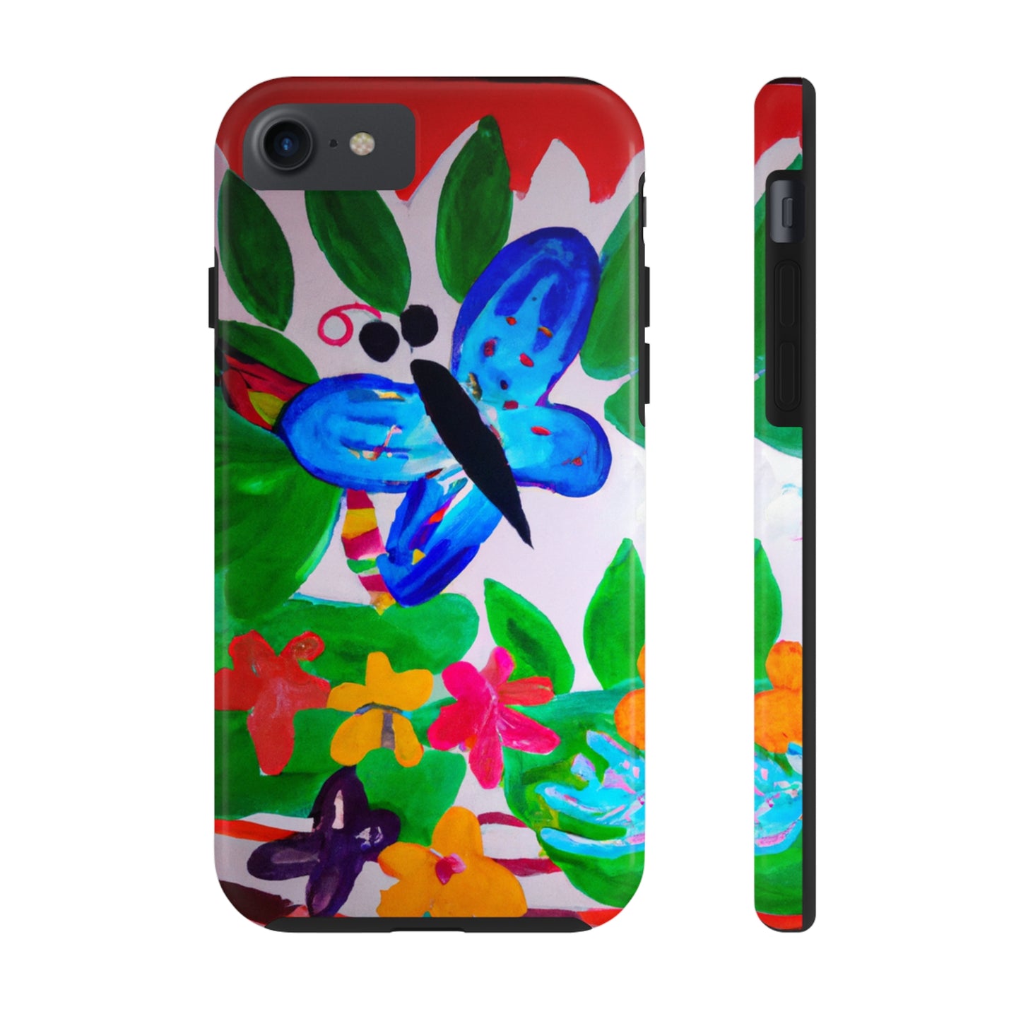 Tough Case-Mate iPhone Case Ft. Watercolor Butterfly