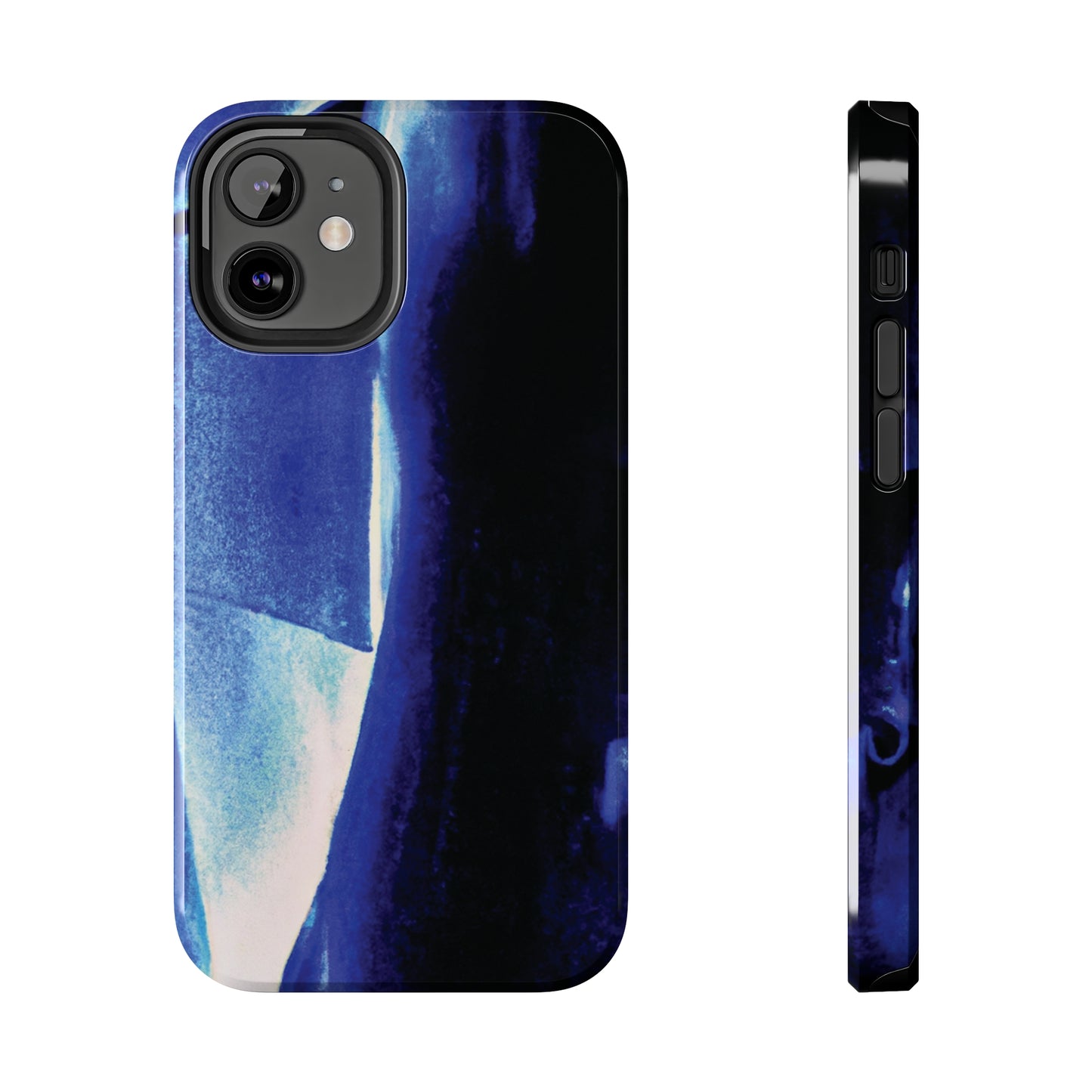 Tough Apple iPhone Cases Ft. Half Blue