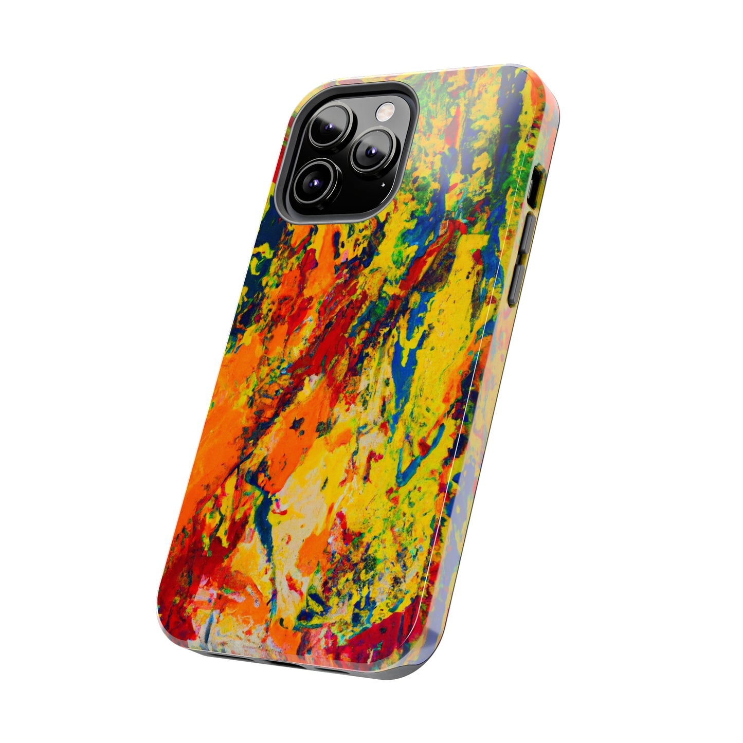 Tough Case-Mate iPhone Case Ft. Abstract Yellow Orange