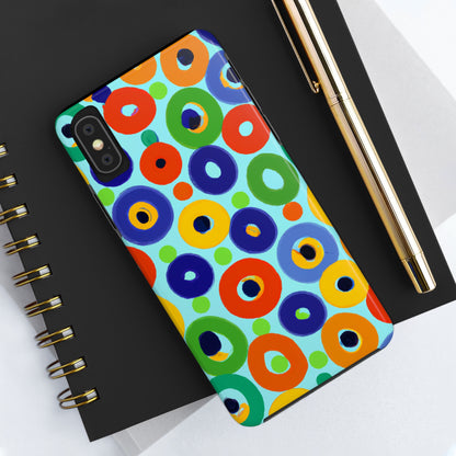 Tough Case-Mate iPhone Case Ft. Vivid Circles