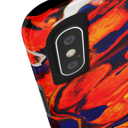 Tough Apple iPhone Cases Ft. Abstract Halloween Pumpkin