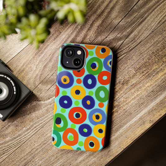 Tough Case-Mate iPhone Case Ft. Vivid Circles