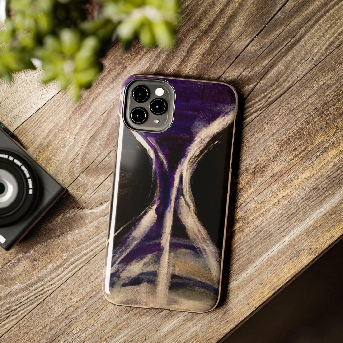 Tough Case-Mate iPhone Case Ft. Purple Hourglass