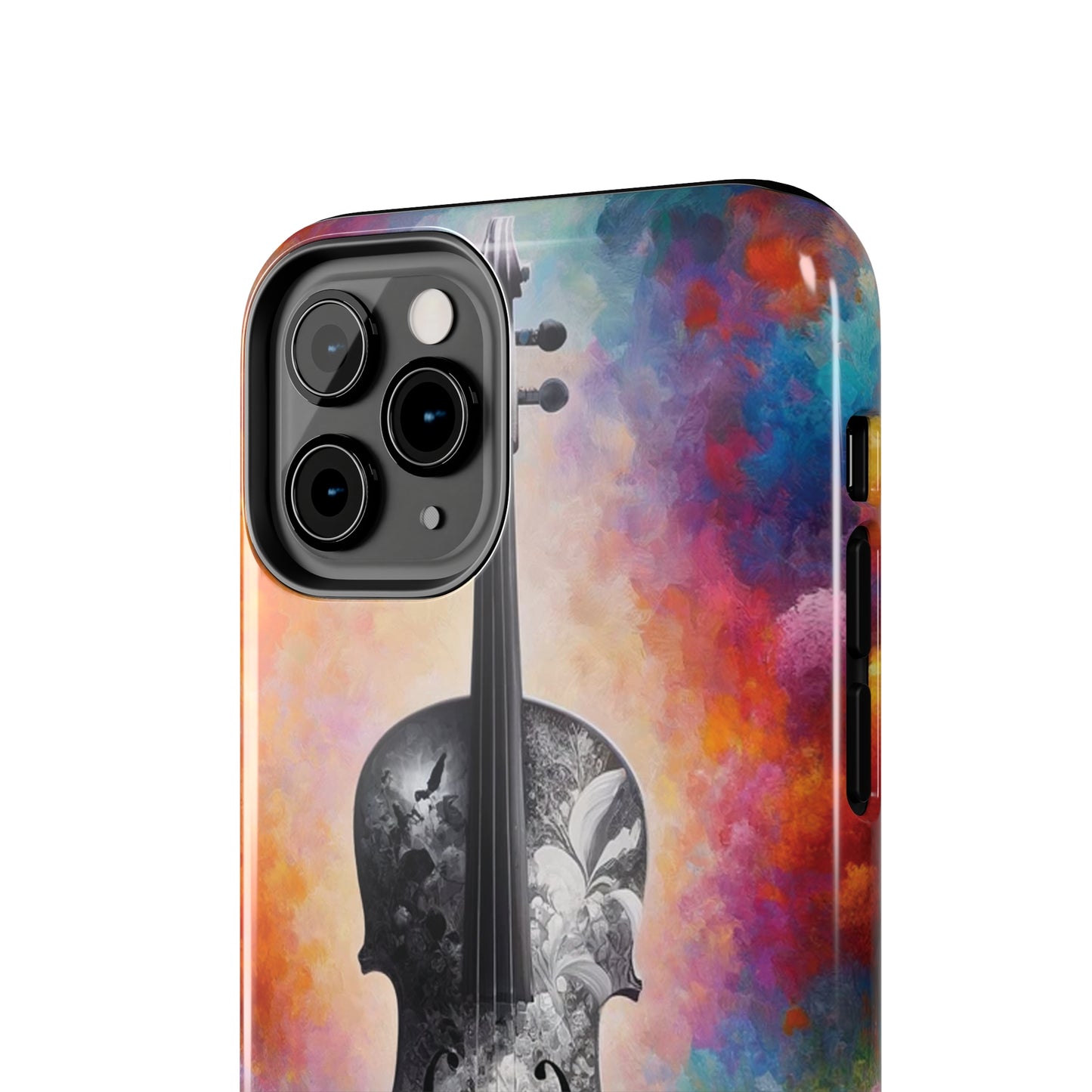 ToughDrop Apple iPhone Case Ft. Greyscale Violin