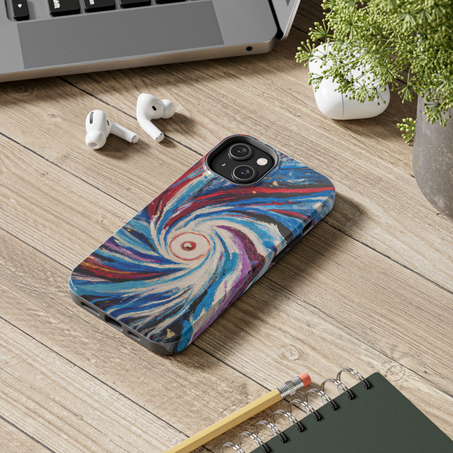 Tough Case-Mate iPhone Case Ft. Abstract Vortex