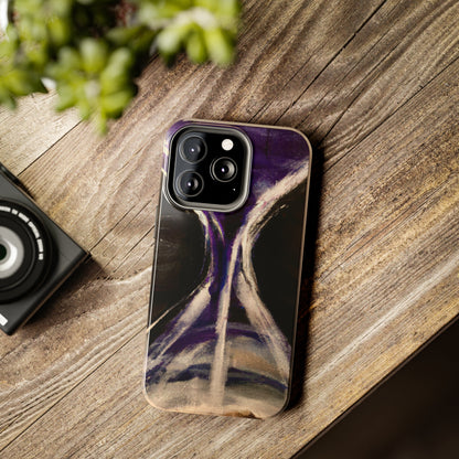 Tough Case-Mate iPhone Case Ft. Purple Hourglass