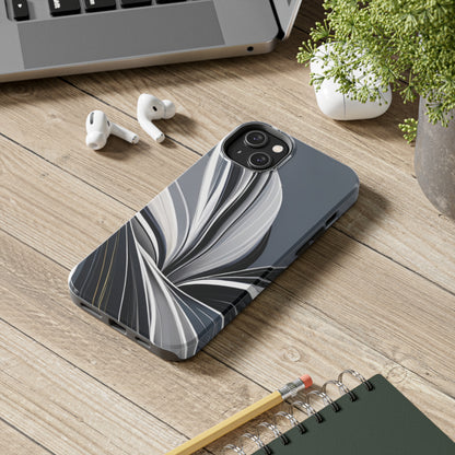 Strong Apple iPhone Cases Ft. Black and White Abstract Sail