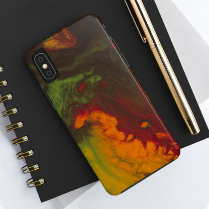 Tough Apple iPhone Case Ft. Abstract Gas Giant