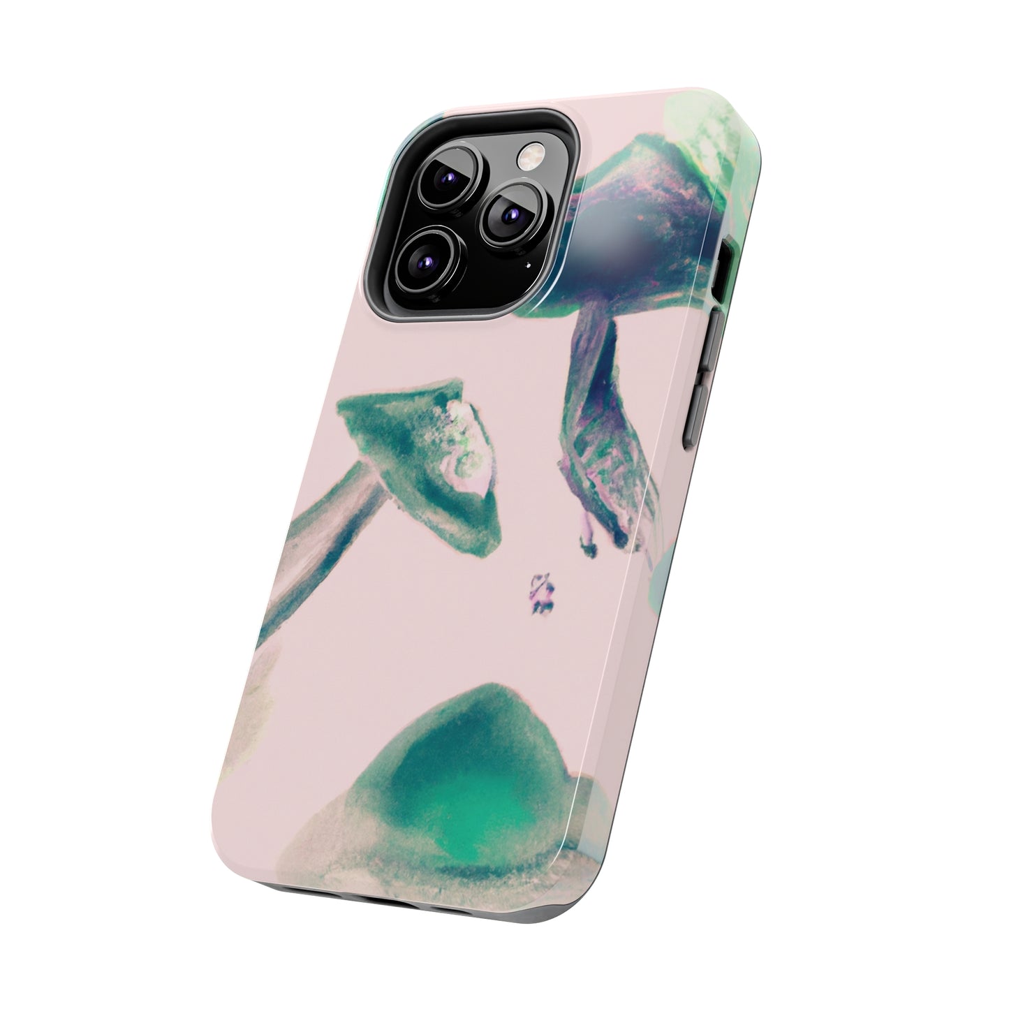 Tough Apple iPhone Cases Ft. Green Mushrooms