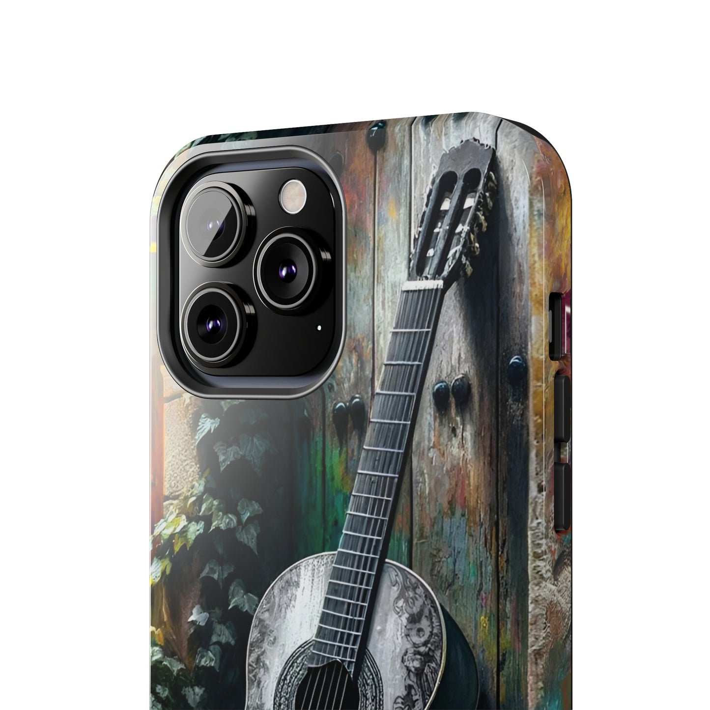 ToughDrop Apple iPhone Case Ft. Greyscale Guitar