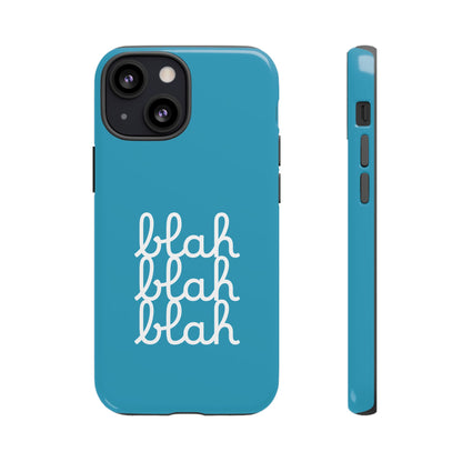 Tough Phone Case Ft. blahblahblah Turquoise