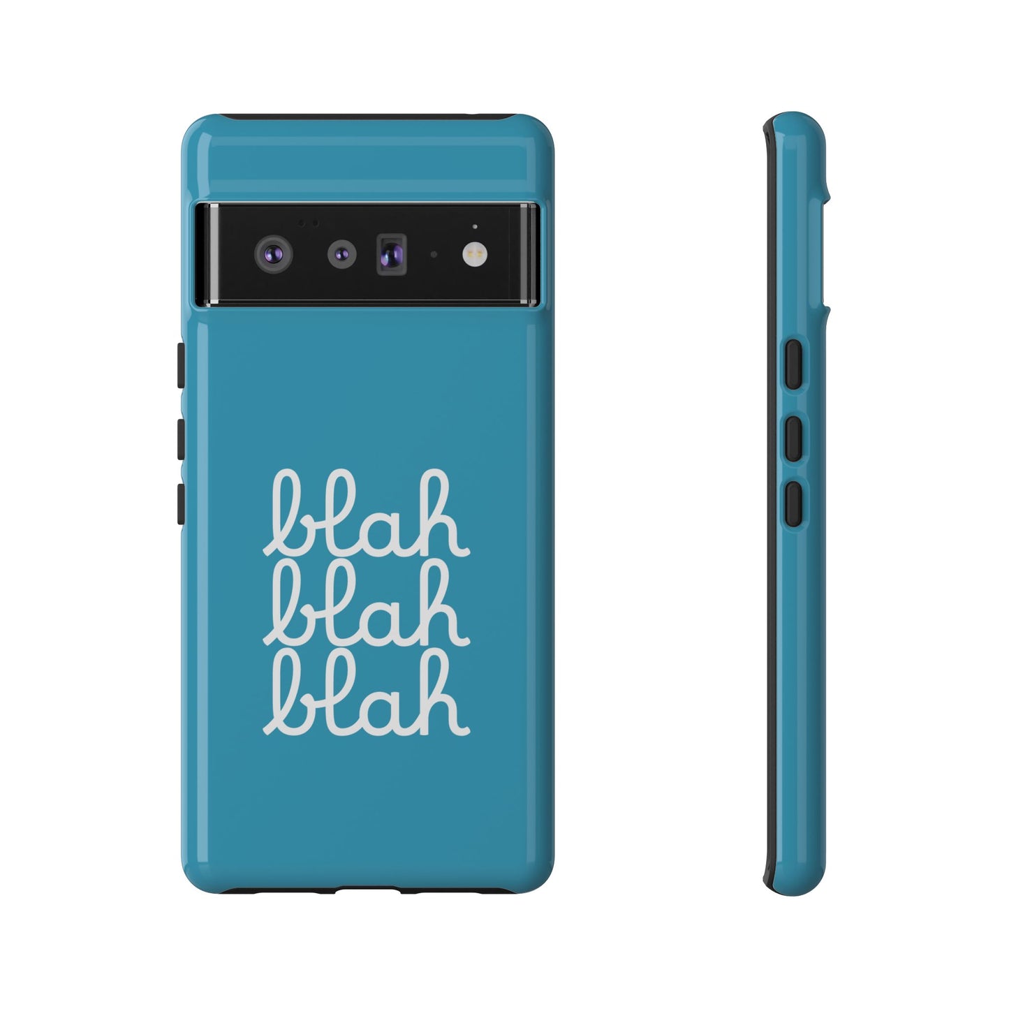 Tough Phone Case Ft. blahblahblah Turquoise