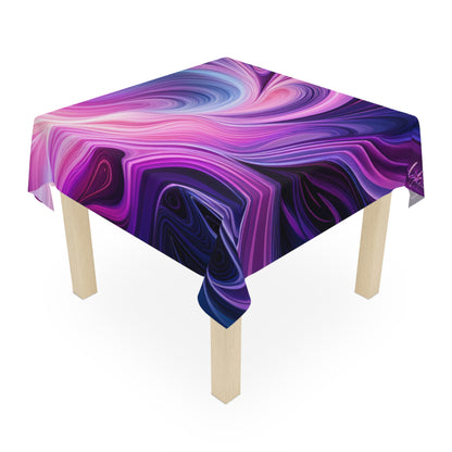 Purple Aesthetic Tablecloth (Square, Polyester)
