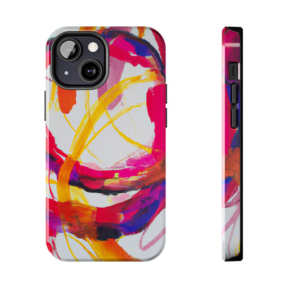 Tough Apple iPhone Cases Ft. Abstract Scarlet