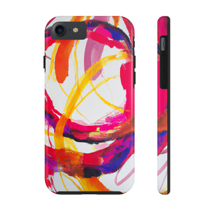 Tough Apple iPhone Cases Ft. Abstract Scarlet