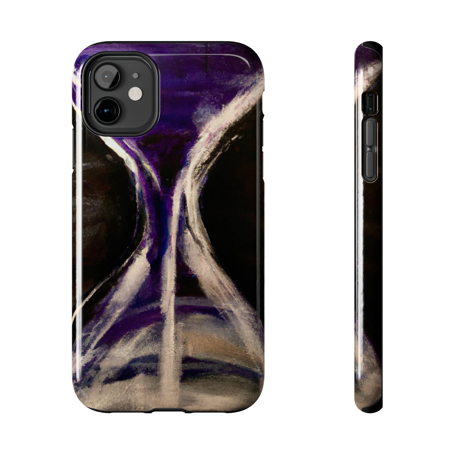 Tough Case-Mate iPhone Case Ft. Purple Hourglass