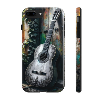 ToughDrop Apple iPhone Case Ft. Greyscale Guitar