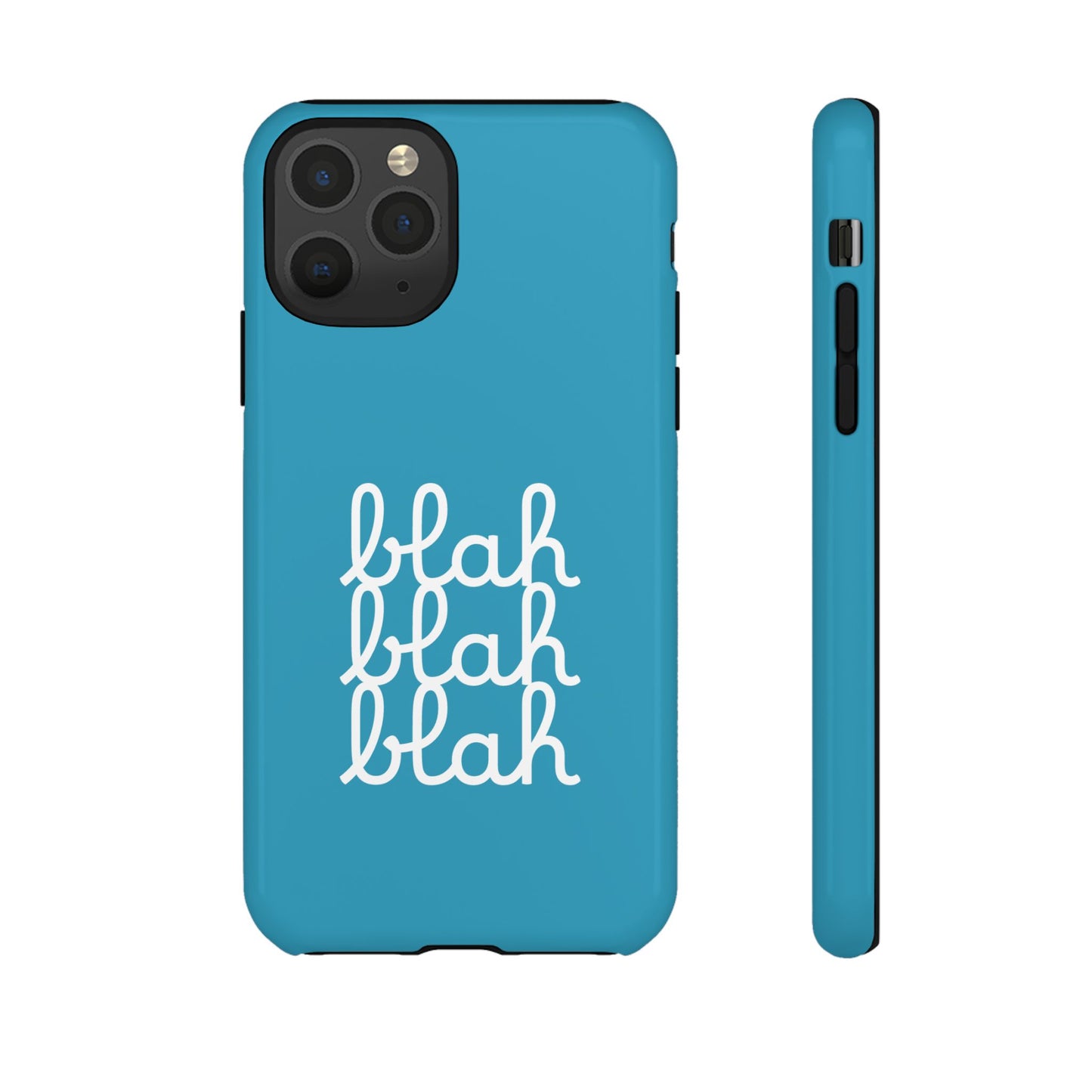 Tough Phone Case Ft. blahblahblah Turquoise