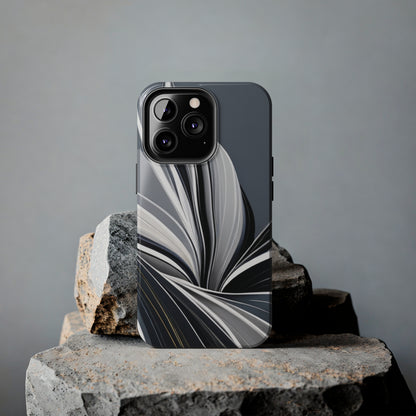 Strong Apple iPhone Cases Ft. Black and White Abstract Sail