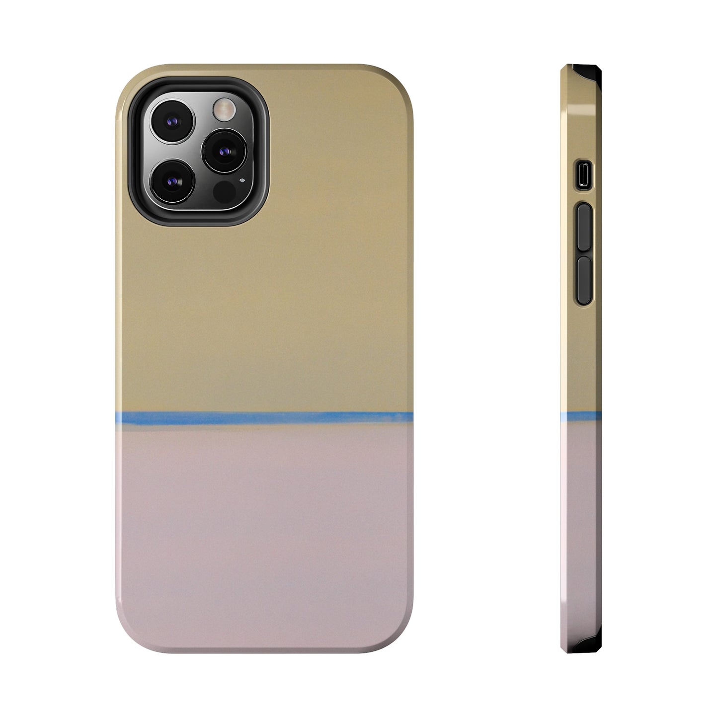 Strong Apple iPhone Case Ft. Minimal Thin Stripe