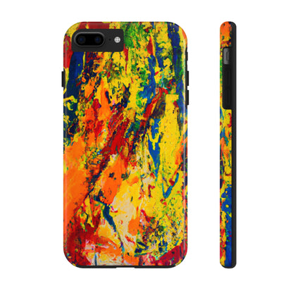 Tough Case-Mate iPhone Case Ft. Abstract Yellow Orange