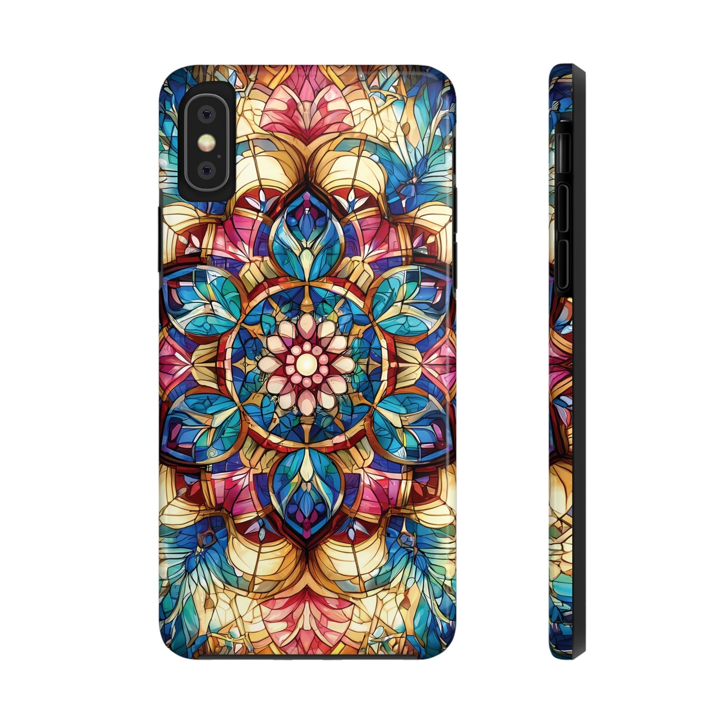 ToughDrop Apple iPhone Case Ft. Stained Glass Fractal