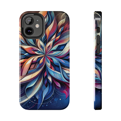 ToughDrop Apple iPhone Case Ft. Abstract Snowflake