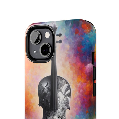 ToughDrop Apple iPhone Case Ft. Greyscale Violin