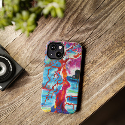 Tough Apple iPhone Cases Ft. Abstract Spirit Tree