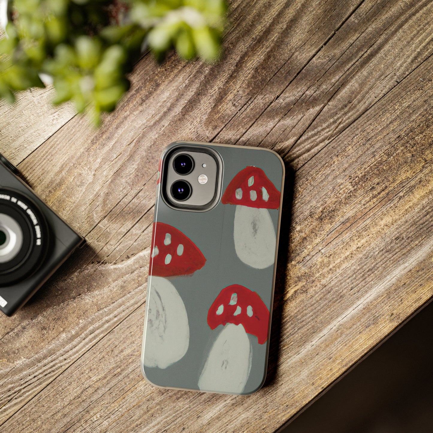 Tough Apple iPhone Cases Ft. Acrylic Mushrooms