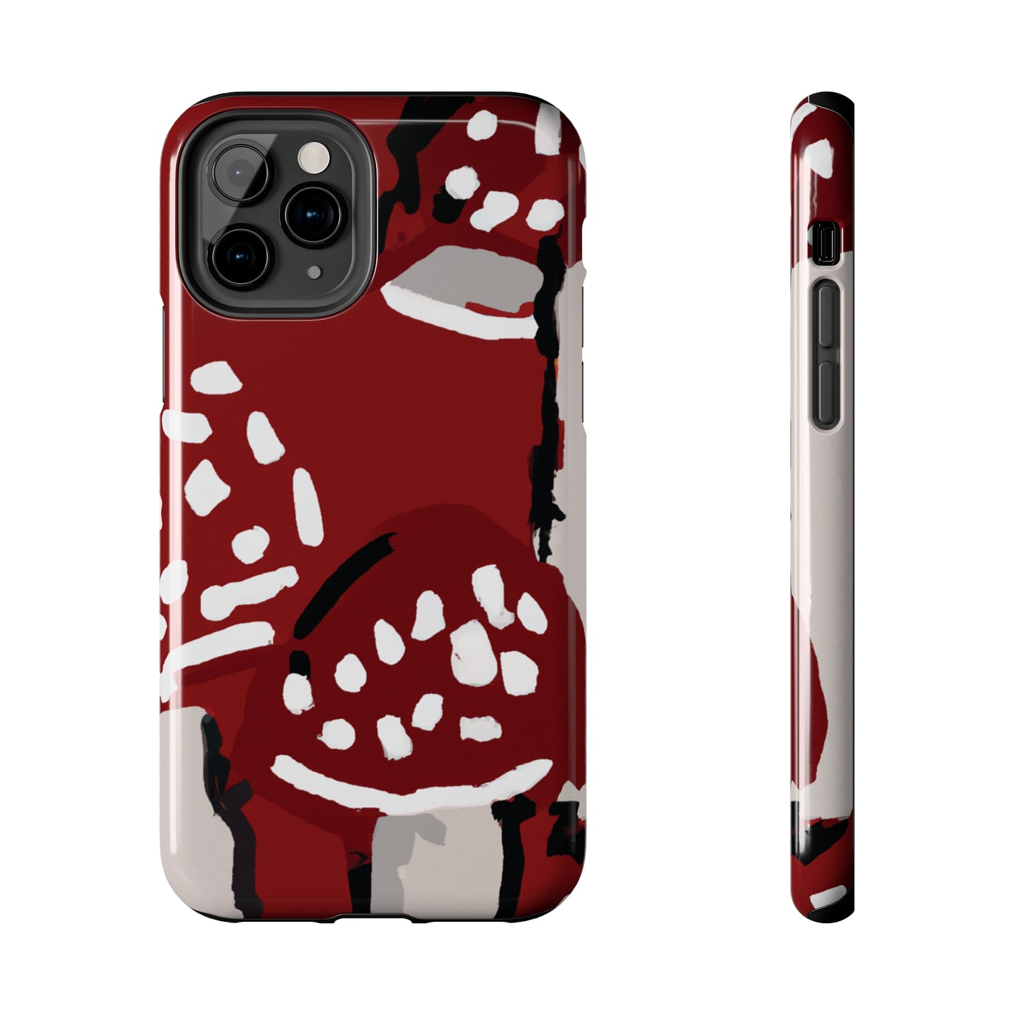 Tough Apple iPhone Cases Ft. Cartoon Mushrooms