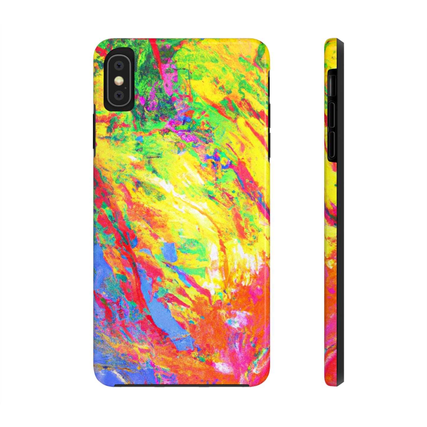 Tough Apple iPhone Cases Ft. Abstract Sherbet