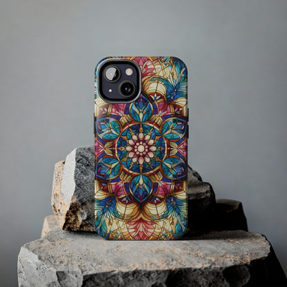 ToughDrop Apple iPhone Case Ft. Stained Glass Fractal