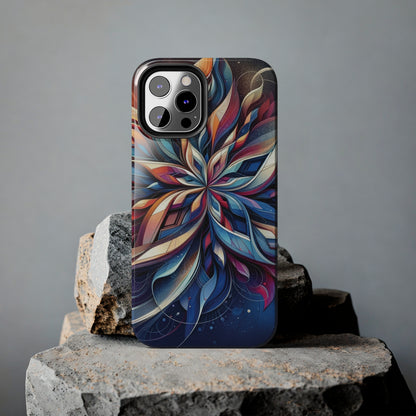 ToughDrop Apple iPhone Case Ft. Abstract Snowflake
