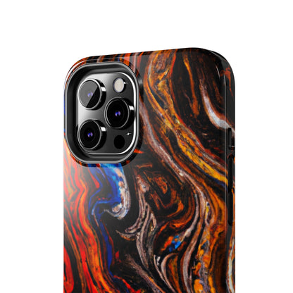 Tough Apple iPhone Case Ft. Abstract Petrified Wood