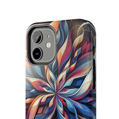 ToughDrop Apple iPhone Case Ft. Abstract Snowflake