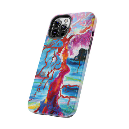 Tough Apple iPhone Cases Ft. Abstract Spirit Tree