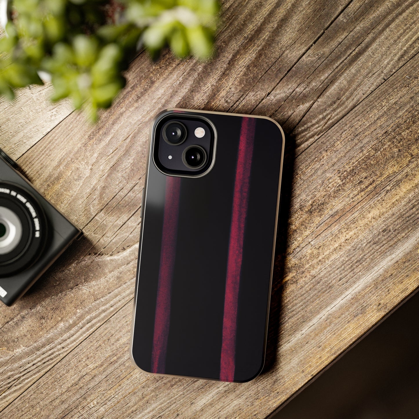 Tough Apple iPhone Cases Ft. Dark Stripes